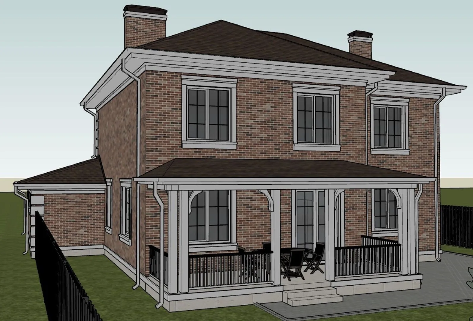 Загородный коттедж №213