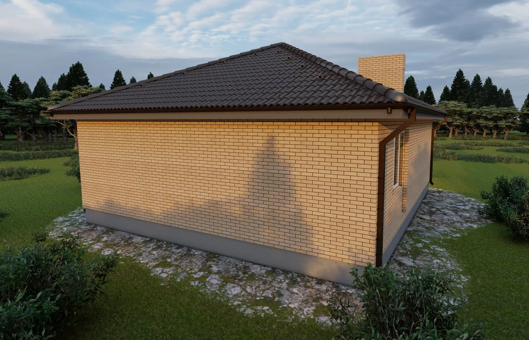 Загородный дом КД - 74