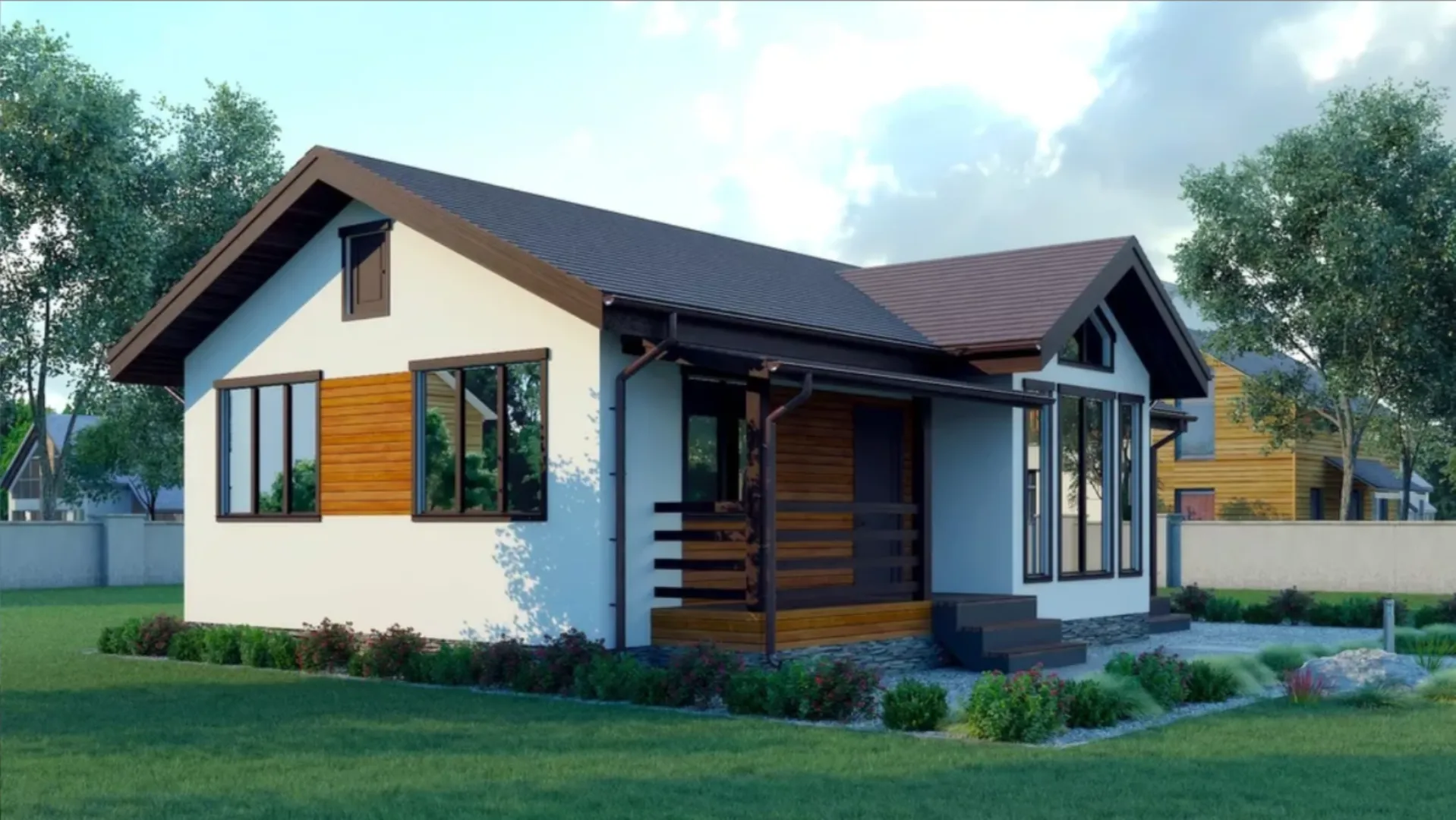 Каркасный дом К-01