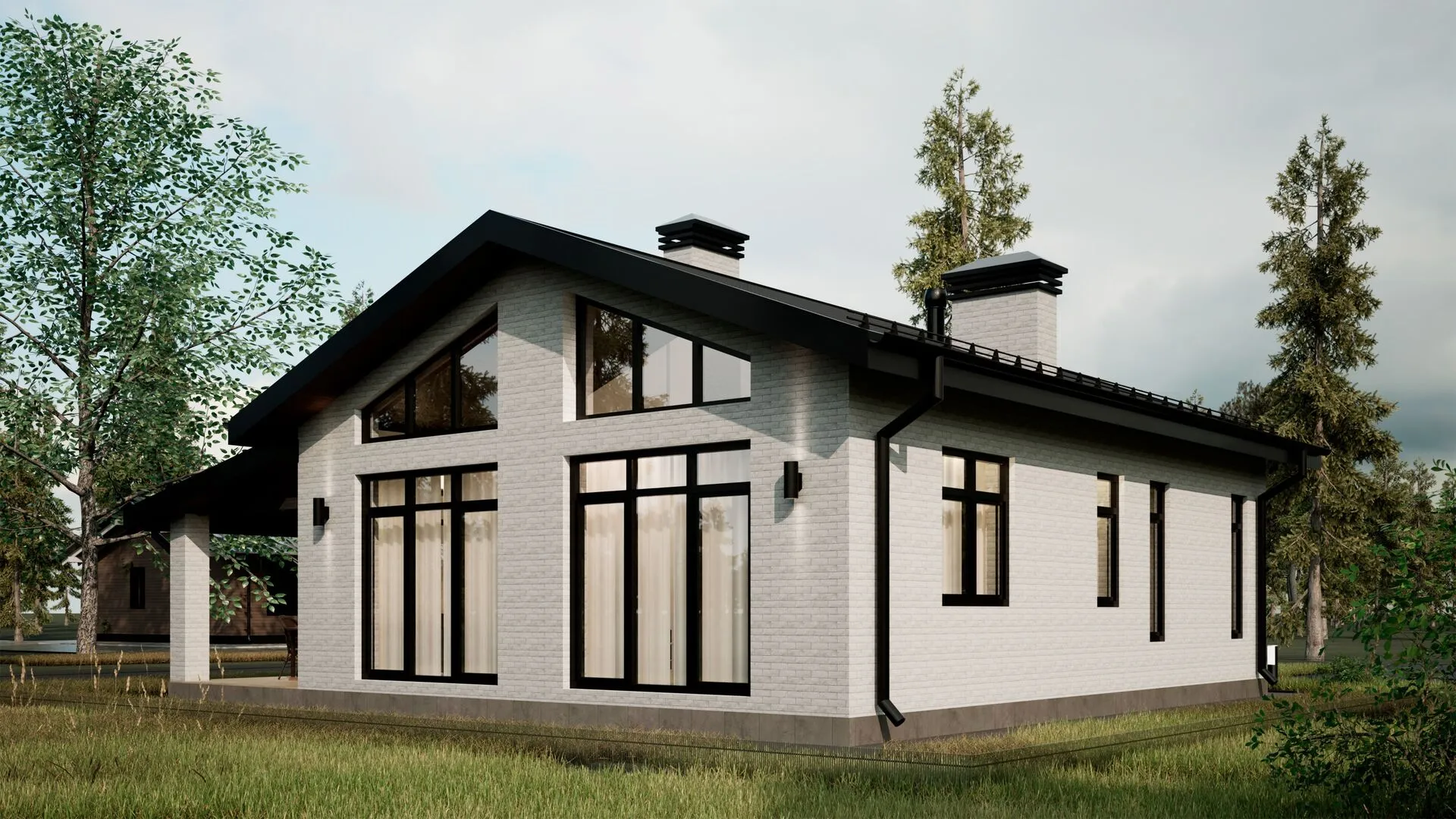 Одноэтажный дом FK-98 Мирный