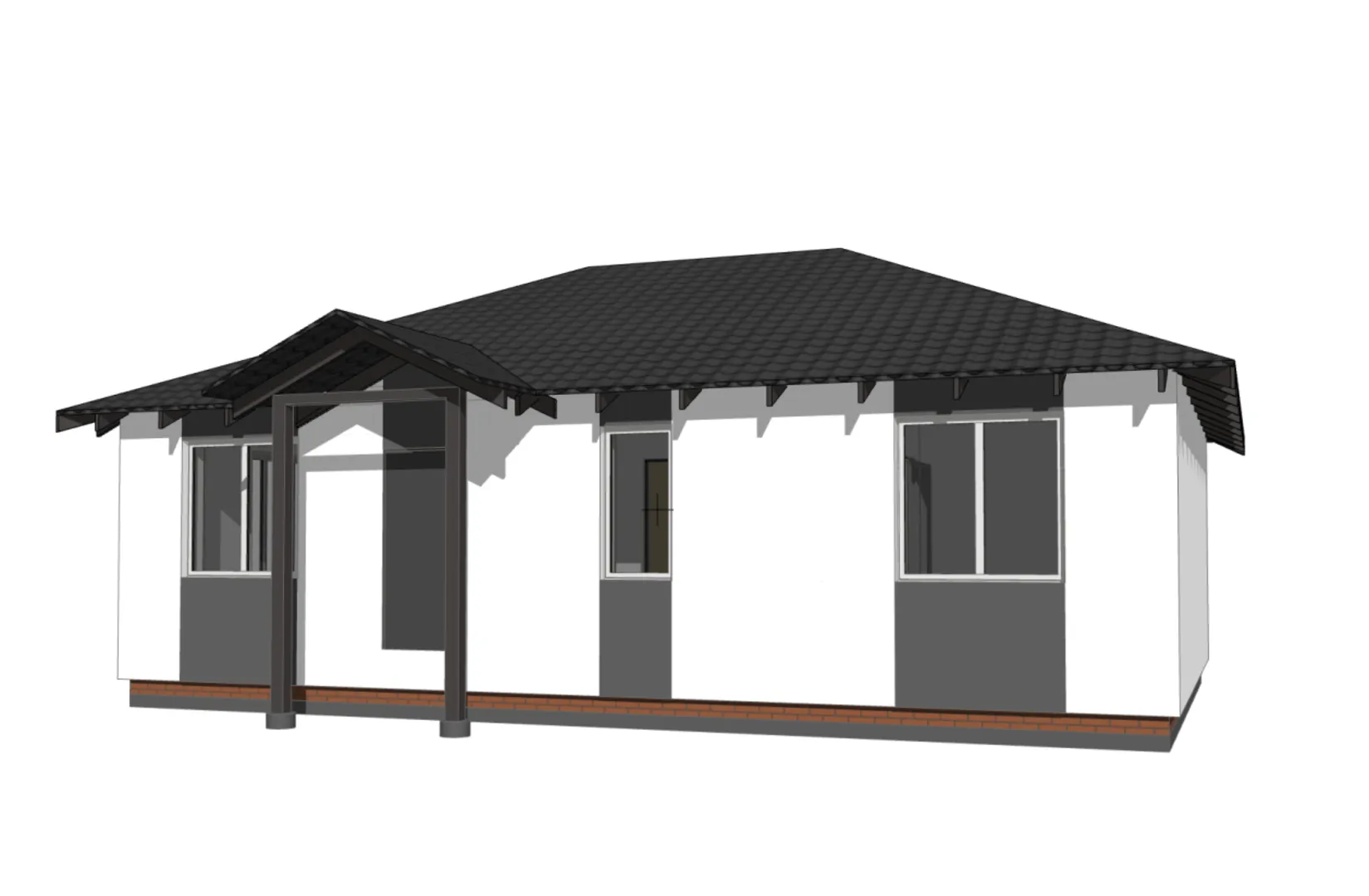 Одноэтажный дом РХ 80