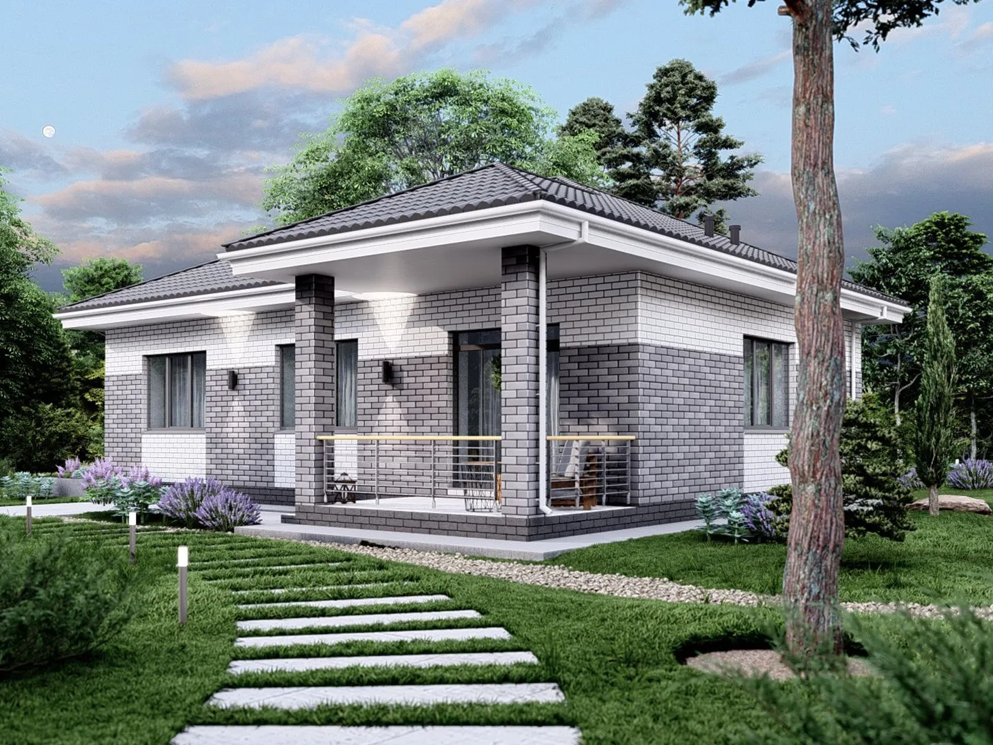 Одноэтажный дом 