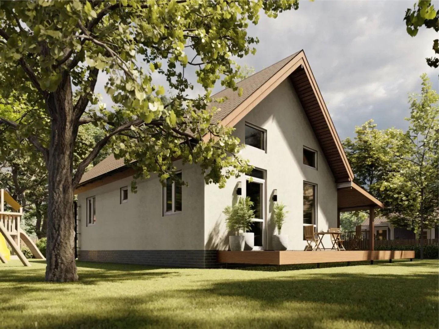 Одноэтажный дом 