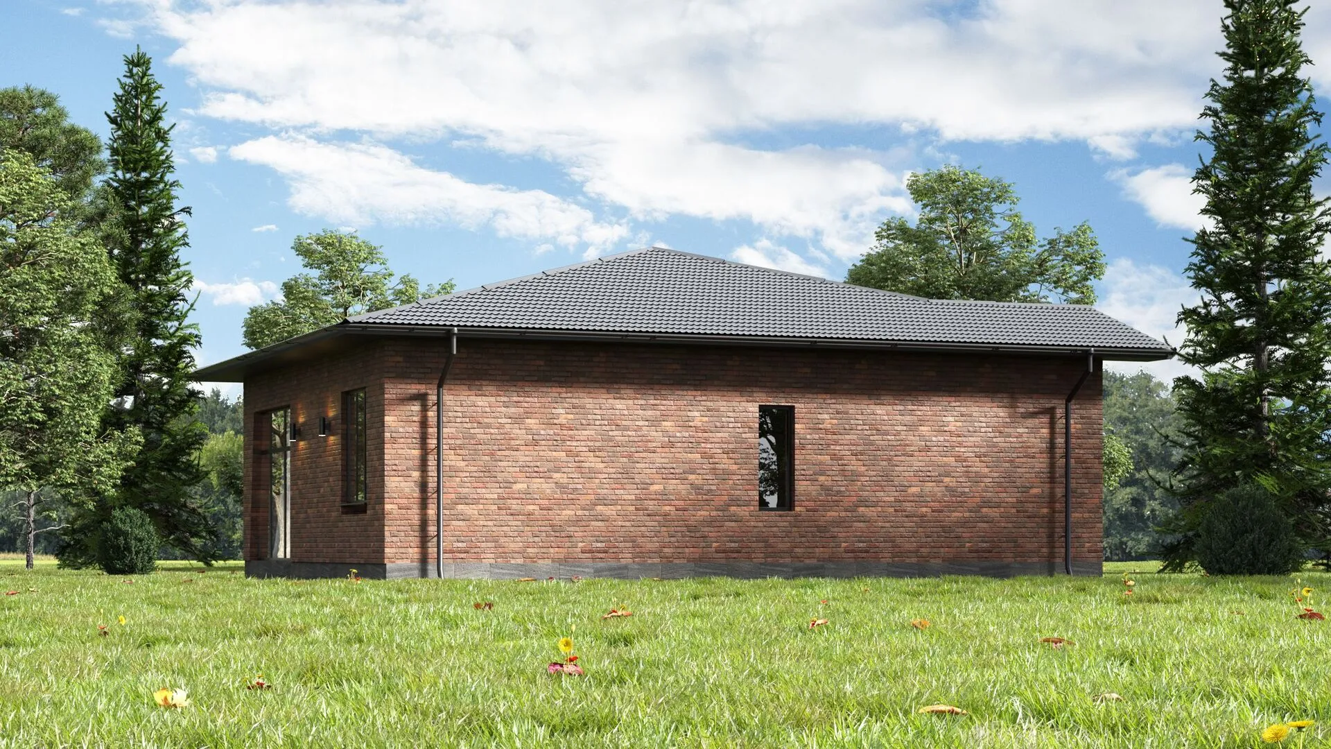 Индивидуальный жилой дом 90 м2