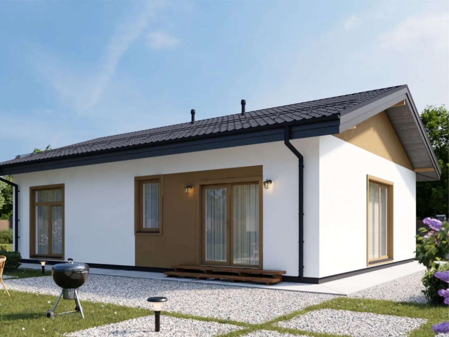 Одноэтажный дом 