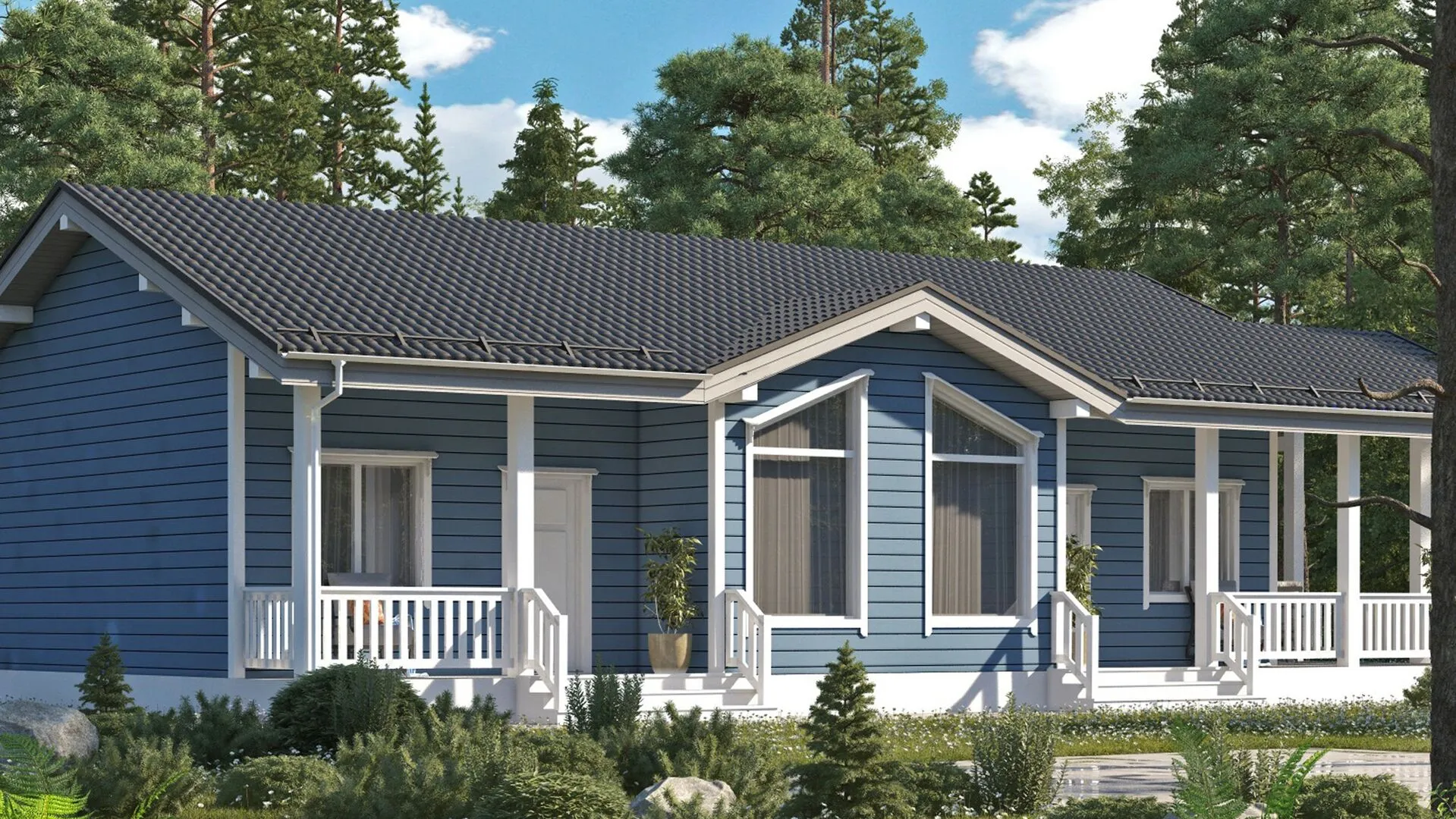 Одноэтажный дом Астрид