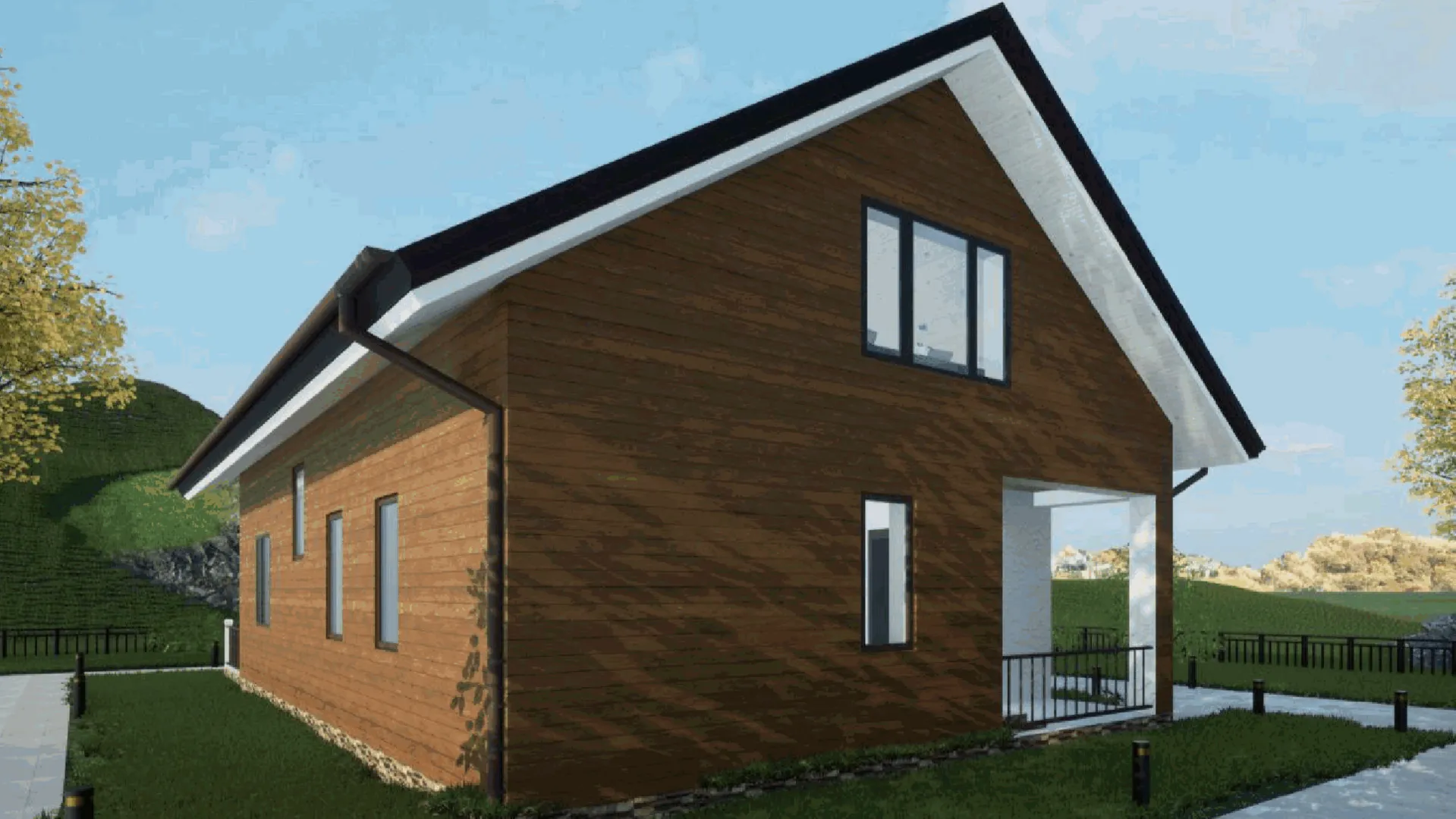 Двухэтажный дом 133