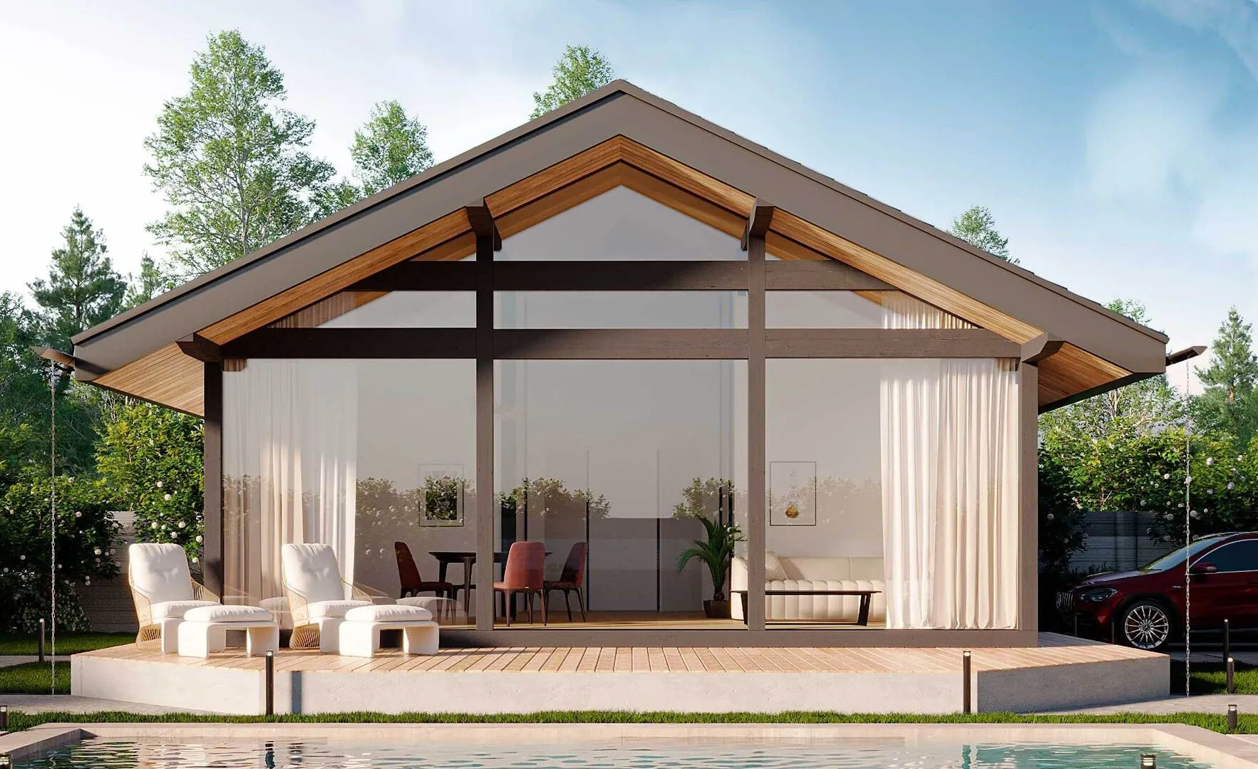 Одноэтажный дом Смарт 8х10