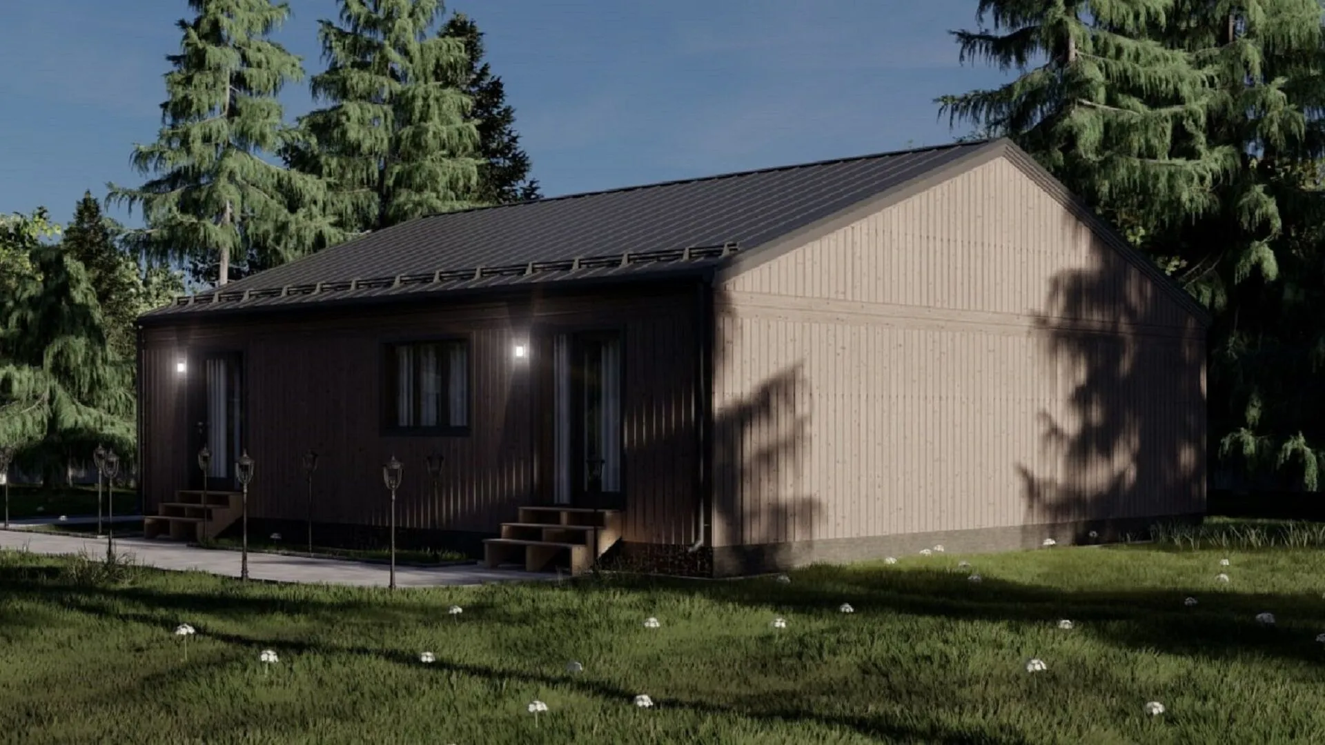 Одноэтажный дом NEO_100