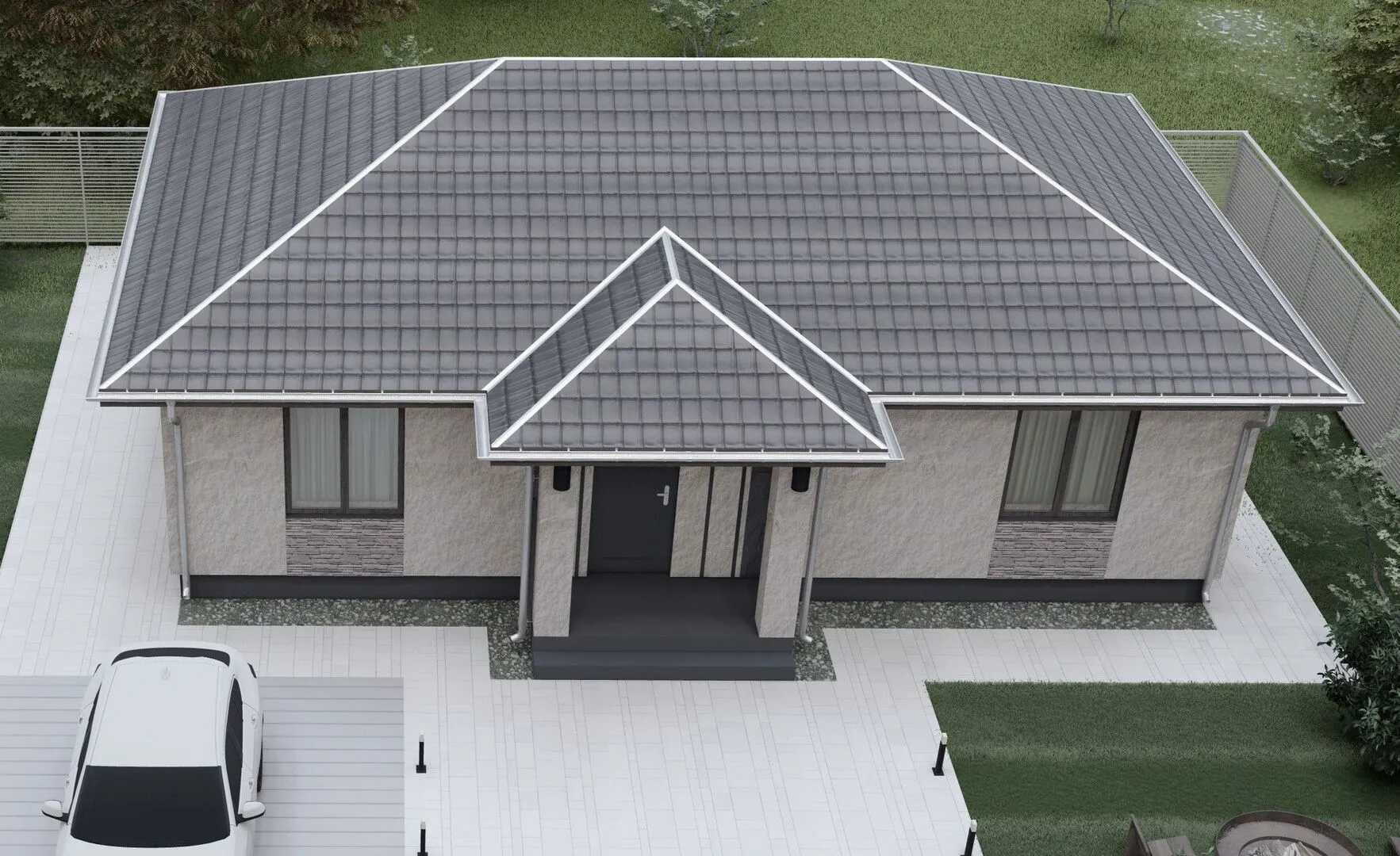 Дом из блоков Б13/1-80